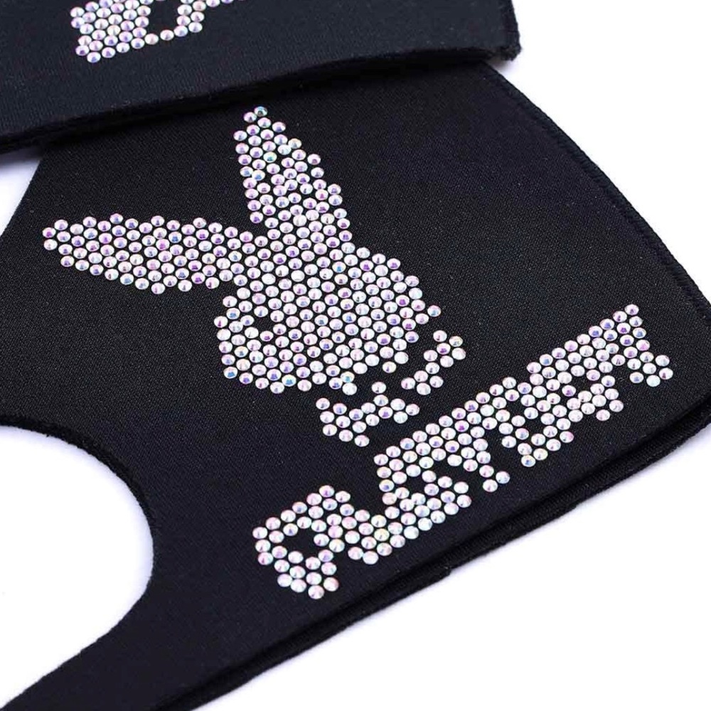 SOLD- BRAND NEW- Playboy Rhinestone Mask
